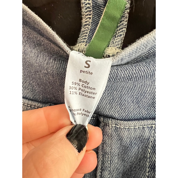 Halara Flex High Waisted Multiple Pockets Baggy Wide Leg Stretchy Jeans Size SP - Picture 11 of 13